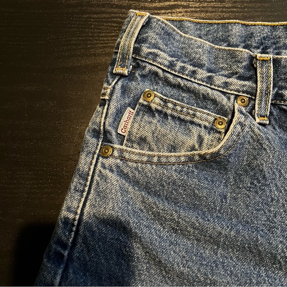 Vintage Carhartt Denim cut off shorts - Picture 3 of 5
